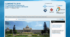 Desktop Screenshot of comsnets.org